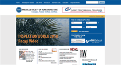Desktop Screenshot of homeinspector.org