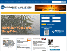 Tablet Screenshot of homeinspector.org